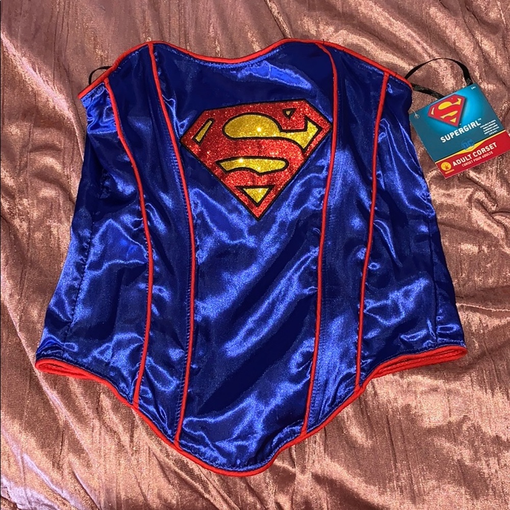 Supergirl Costume Corset